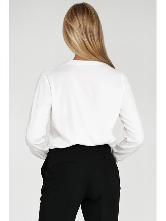 NIFE NIFE Halenka B206 Écru Regular Fit