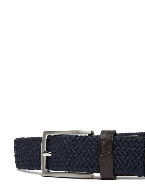 Aeronautica Militare Aeronautica Militare Pánský pásek 252CI0307UCT03454 Tmavomodrá