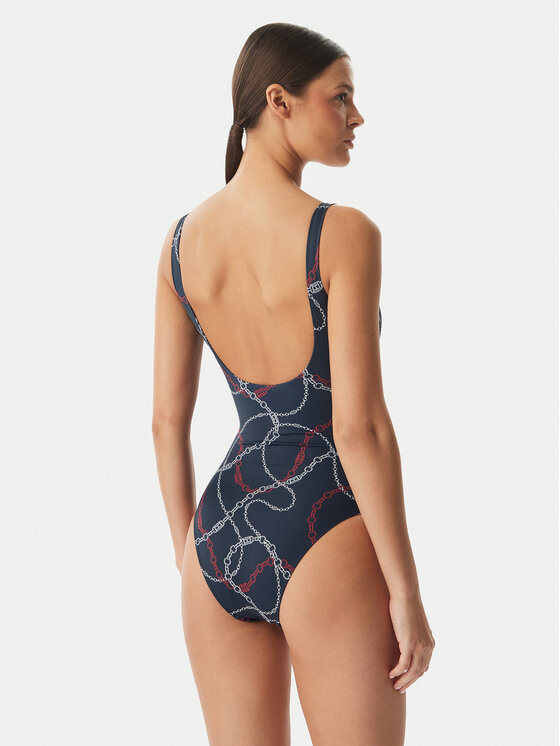 Tommy Hilfiger Tommy Hilfiger Peldkostīms UW0UW06481 Tumši zils