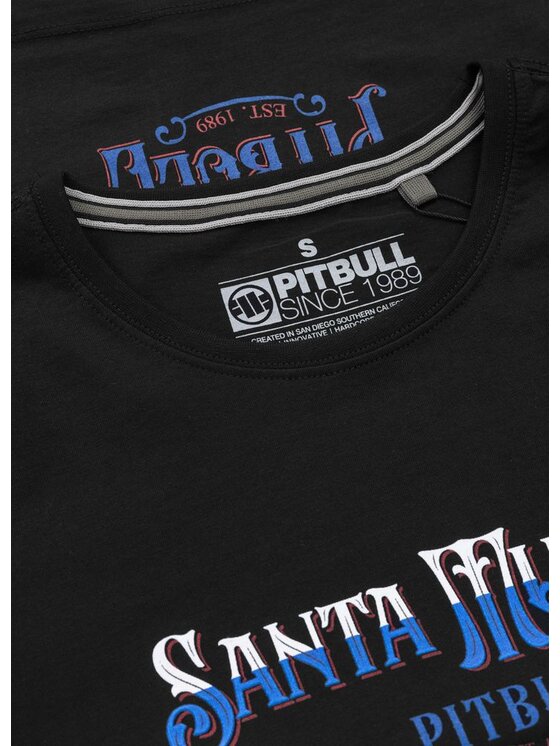 PITBULL PITBULL T-Shirt Koszulka damska SANTA MUERTE ROSE S Czarny Regular Fit