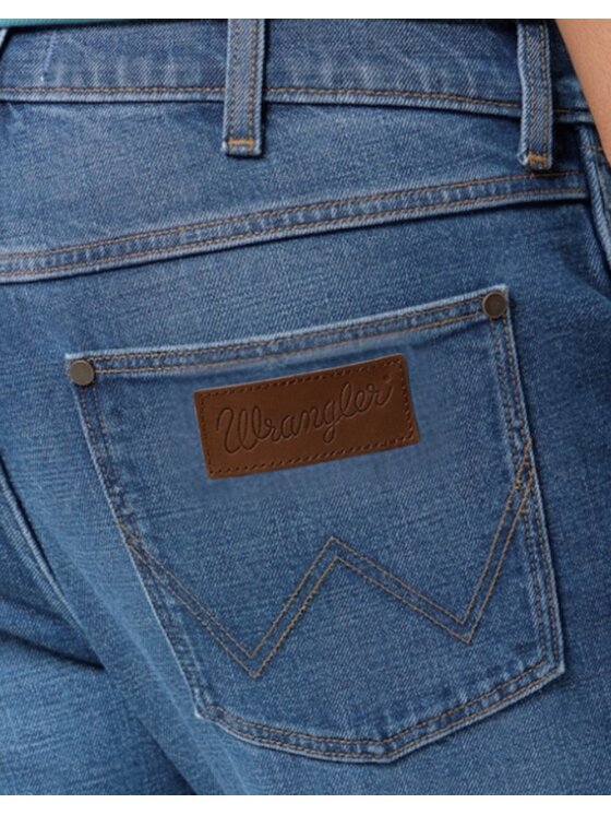 Wrangler Wrangler Jeans Larston Blu Slim Fit