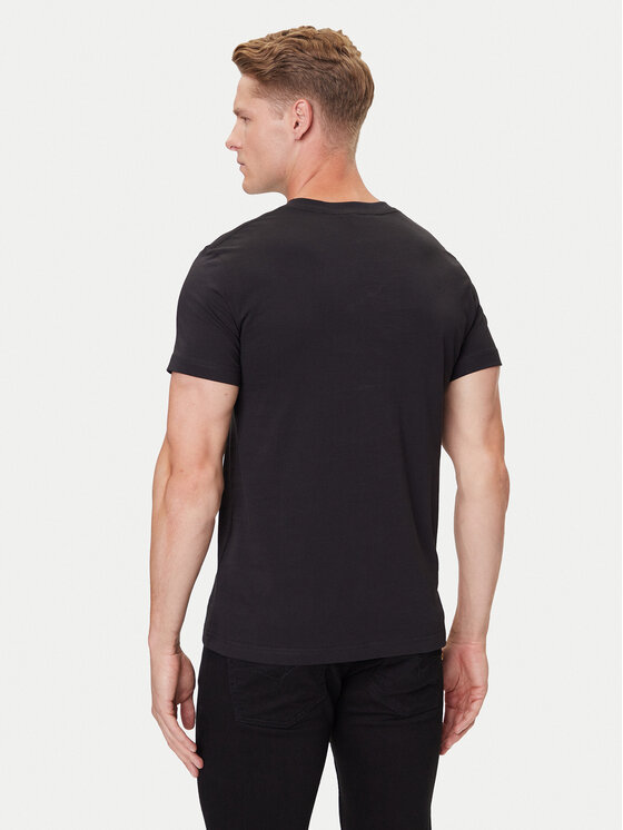 Versace Jeans Couture Versace Jeans Couture T-Shirt 79GAHE02 CJ00E Czarny Regular Fit