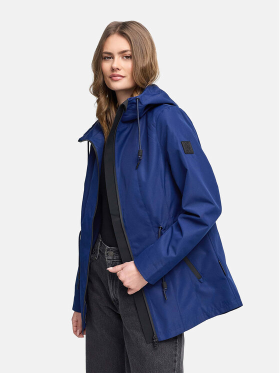 Navahoo Navahoo Kurtka przejściowa Blumentanz Niebieski Regular Fit