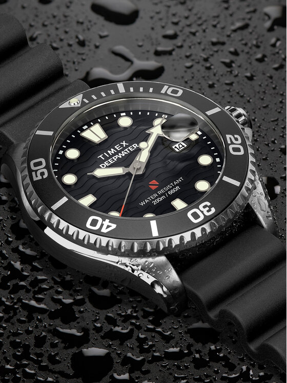 Timex Timex Ρολόι TW2W81600 Μαύρο