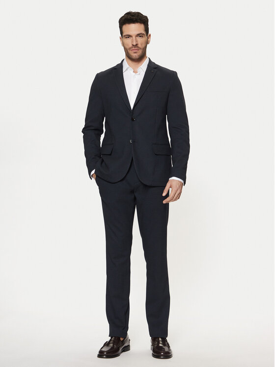 Tom Tailor Tom Tailor Chinosy 1044345 Granatowy Slim Fit