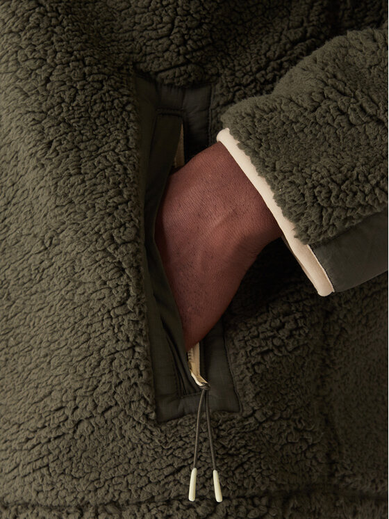 Hunter Hunter Felpa di pile Athol HARM0017252 Verde Regular Fit