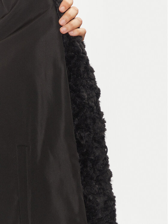 Joseph Ribkoff Joseph Ribkoff Pelzmantel 243903 Schwarz Loose Fit