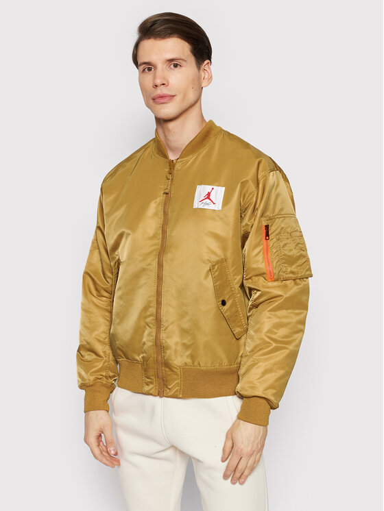 Nike Bomberjacke Jordan Flight CV2242 Orange Loose Fit Modivo
