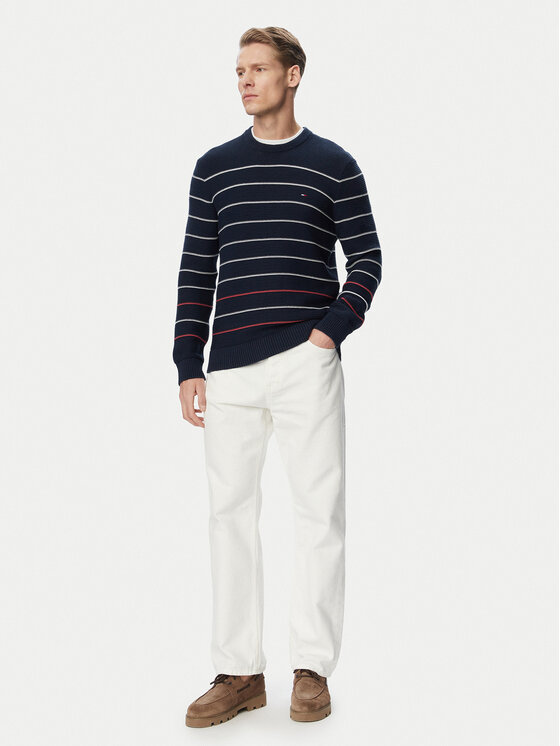 Tommy Jeans Tommy Jeans Kampsun DM0DM23384 Tumesinine Slim Fit