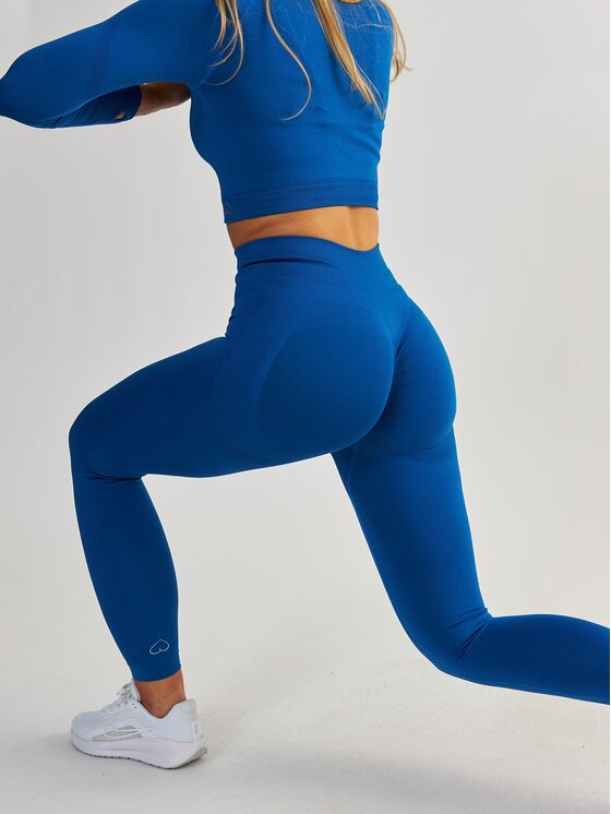 BeShaped BeShaped Legíny Modelujące - Power Up! Modrá Shaping Fit