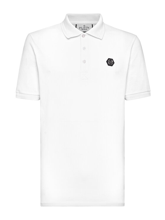 PHILIPP PLEIN PHILIPP PLEIN Polokošeľa 28536 Biela Slim Fit