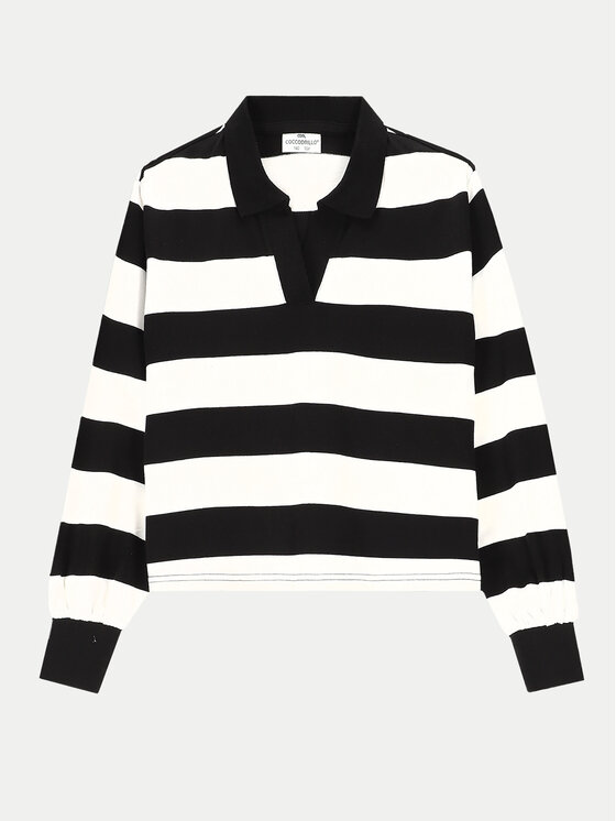 Coccodrillo Coccodrillo Polokošeľa ZC4143102SGJ Čierna Regular Fit