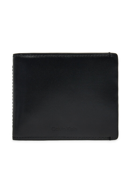 Zdjęcia - Portfel Calvin Klein Mały  Męski Ck Glow Bifold 5Cc W/Coin K50K512489 Czarn 