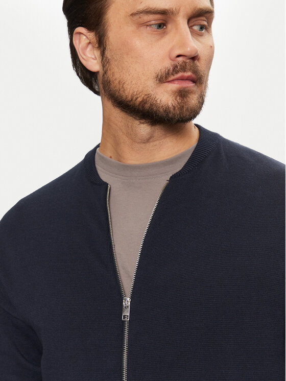Jack&Jones Jack&Jones Džemperis ar kapuci Calvin 12269128 Tumši zils Relaxed Fit
