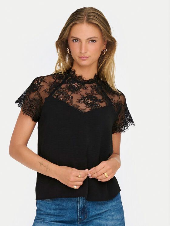 JDY JDY Блузка Lion 15335458 Чорний Regular Fit