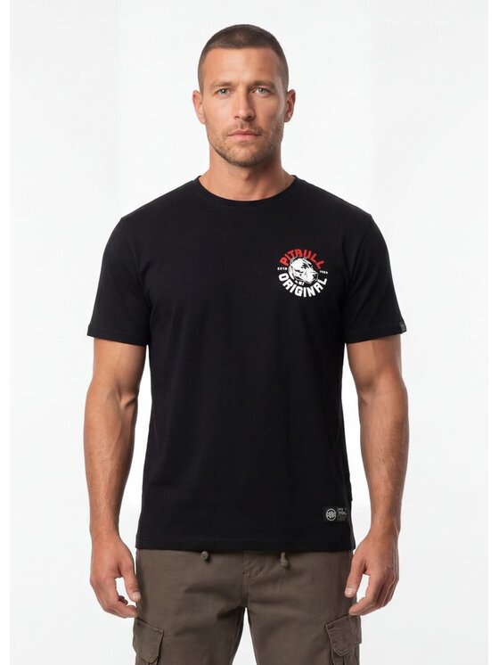 PITBULL PITBULL T-Shirt DOG SD Czarny Regular Fit