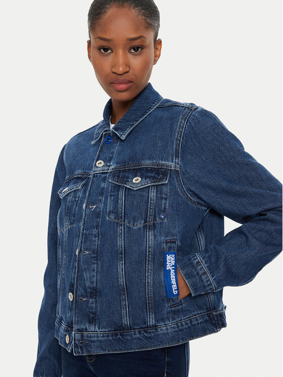 Karl Lagerfeld Jeans Karl Lagerfeld Jeans Τζιν μπουφάν 240J1404 Μπλε Regular Fit