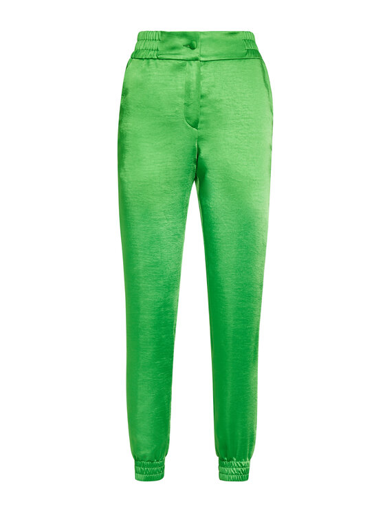 PHILIPP PLEIN PHILIPP PLEIN Joggers kalhoty 4921 Zelená Regular Fit