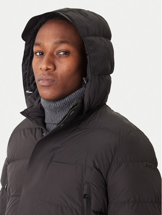 Geox Geox Télikabát Pieve M5628N T3270 F9000 Fekete Regular Fit