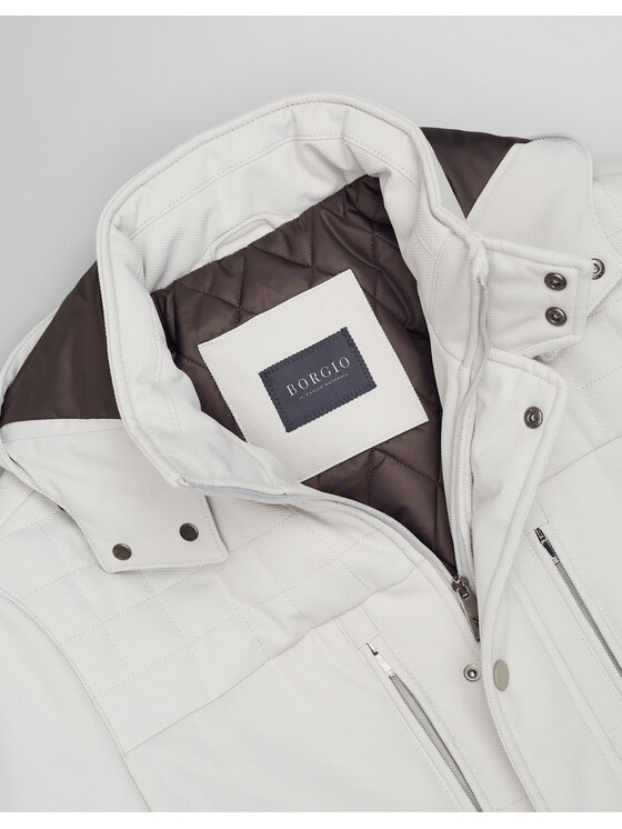 Borgio Borgio Kurtka zimowa valentia Beżowy Classic Fit