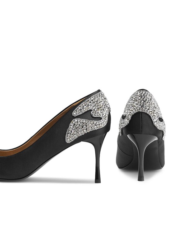 Sergio Bardi Sergio Bardi Pantofi cu toc subțire WC31-JS3389K-2SB Negru