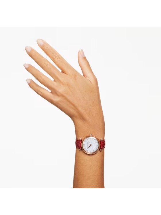 Swarovski Swarovski Zegarek Crystalline Wonder 5656905 Różowe złoto