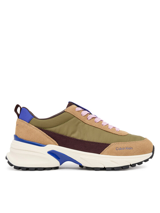 Sneakers Calvin Klein Hike Runner Mg Nylon Mix YW0YW02075 Verde