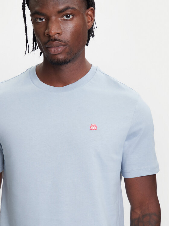 United Colors Of Benetton United Colors Of Benetton T-shirt 3MI5J1AF7 Plava Regular Fit