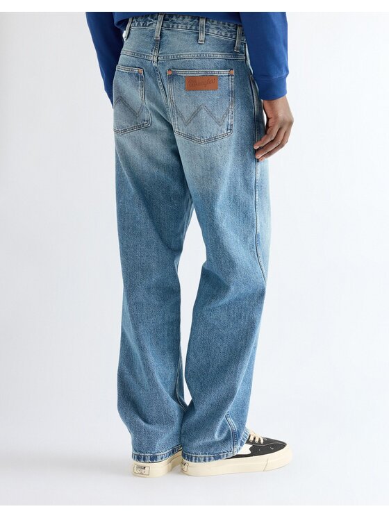 Wrangler Wrangler Jeansy LOOSE STRAIGHT Niebieski Oversize