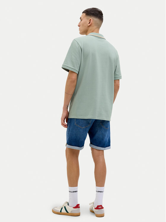 Jack&Jones Jack&Jones Polo Hudson 12269238 Zielony Regular Fit