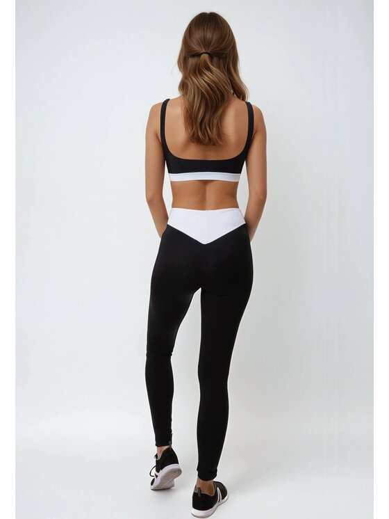 Flavia Valentini Flavia Valentini Legginsy 313 Złoto bicolour Compression Fit
