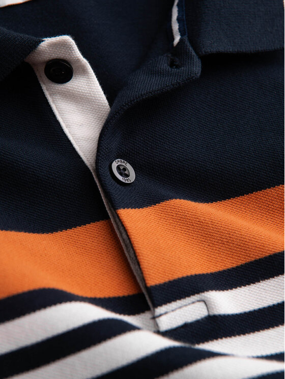 Ombre Ombre Polokošile OM-POSS-0127 Tmavomodrá Regular Fit