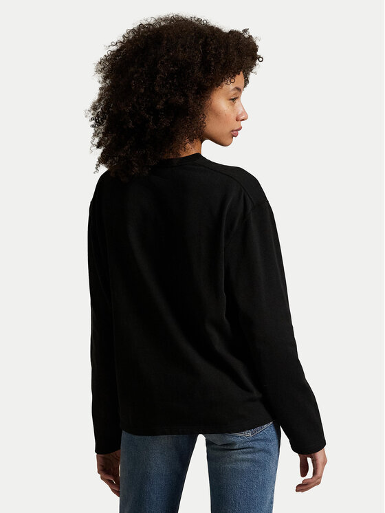 Polo Ralph Lauren Polo Ralph Lauren Blusa 211967105002 Nero Straight Fit