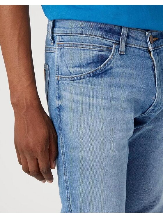 Wrangler Wrangler Jeansy BRYSON Niebieski Skinny Fit