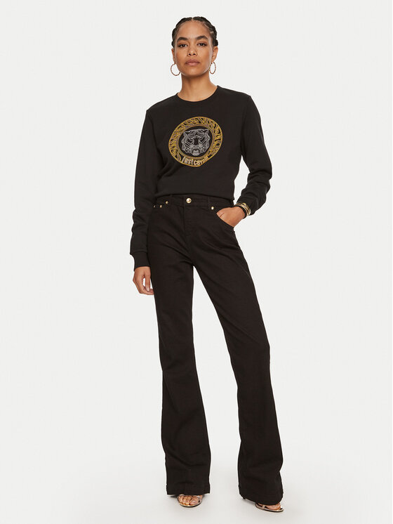 Just Cavalli Just Cavalli Felpa 77PAIE24 Nero Regular Fit