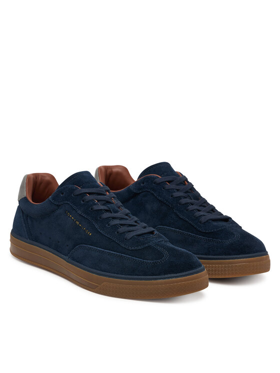Tommy Hilfiger Tommy Hilfiger Sneakers Th Lo Lux Suede Sneaker FM0FM05997 Blu scuro