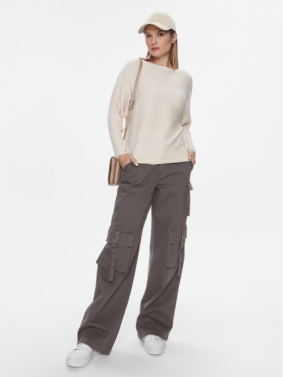 s.Oliver s.Oliver Svetr 2133057 Béžová Relaxed Fit