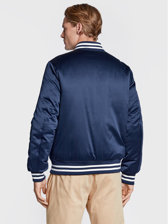 La Martina Blouson bomber UMO302 RA053 Bleu marine Regular Fit