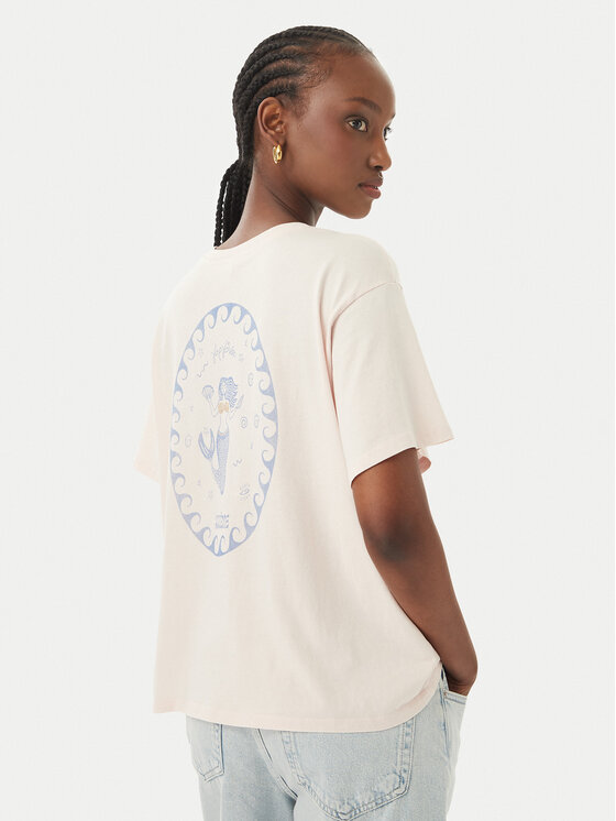 ONLY ONLY T-Shirt Celine 15374989 Ανοιχτό ροζ Regular Fit