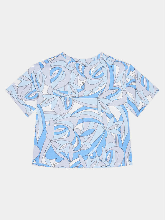 Guess Guess Tričko J4GI12 K6YW3 Modrá Regular Fit