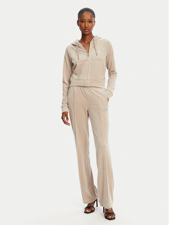 Juicy Couture Juicy Couture Bluza Madison JCWA122001 Beżowy Slim Fit