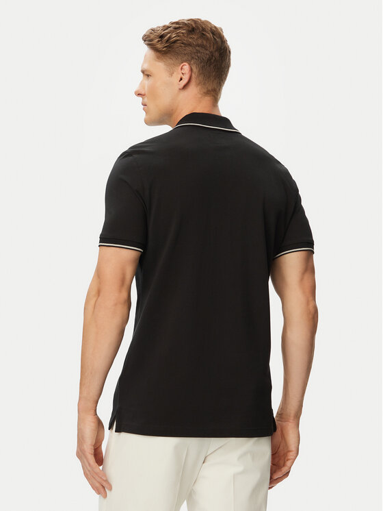 Beverly Hills Polo Club Beverly Hills Polo Club Polokošile P-SS26M-P42561 Černá Regular Fit