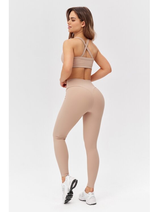 ROUGH RADICAL ROUGH RADICAL Legginsy WELLNESS LONG Beżowy Slim Fit