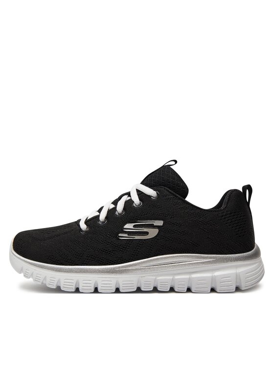 Skechers Skechers Tenisice Get Connected 12615/BKW Crna