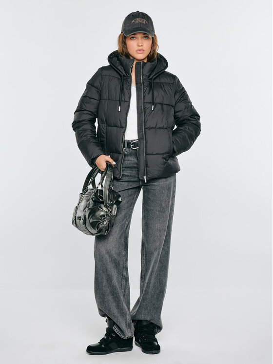 BIG STAR BIG STAR Kurtka zimowa SKYLAR Czarny Basic Fit