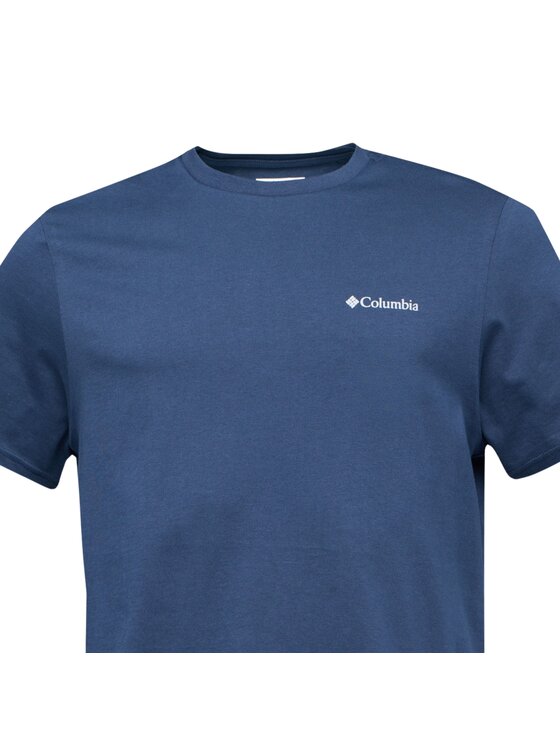 Columbia Columbia T-Shirt 215499 Niebieski Regular Fit
