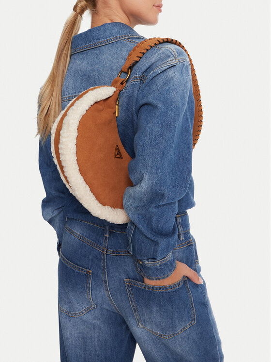 Guess Guess Дамска чанта Amita Mini HWSW95 39720 Кафяв