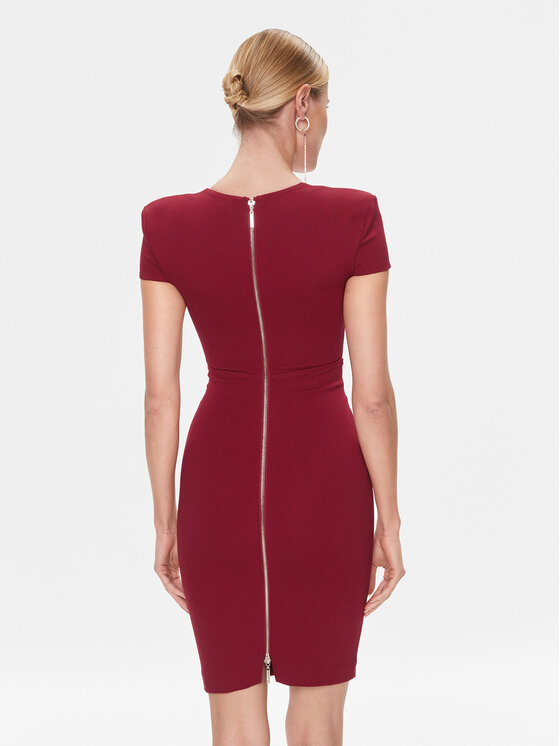 Marciano Guess Marciano Guess Коктейльна сукня 4RGK67 6375Z Червоний Slim Fit