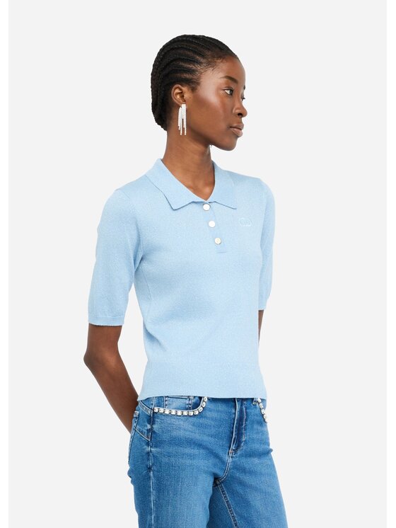 Liu Jo Liu Jo Maglione UF5278MA76QA4075 Celeste Regular Fit