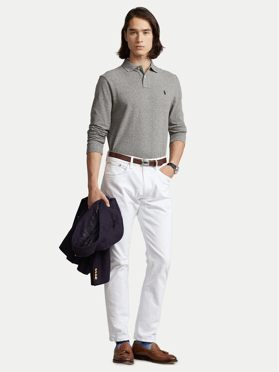 Polo Ralph Lauren Polo Ralph Lauren Polokošeľa 710681126003 Sivá Slim Fit
